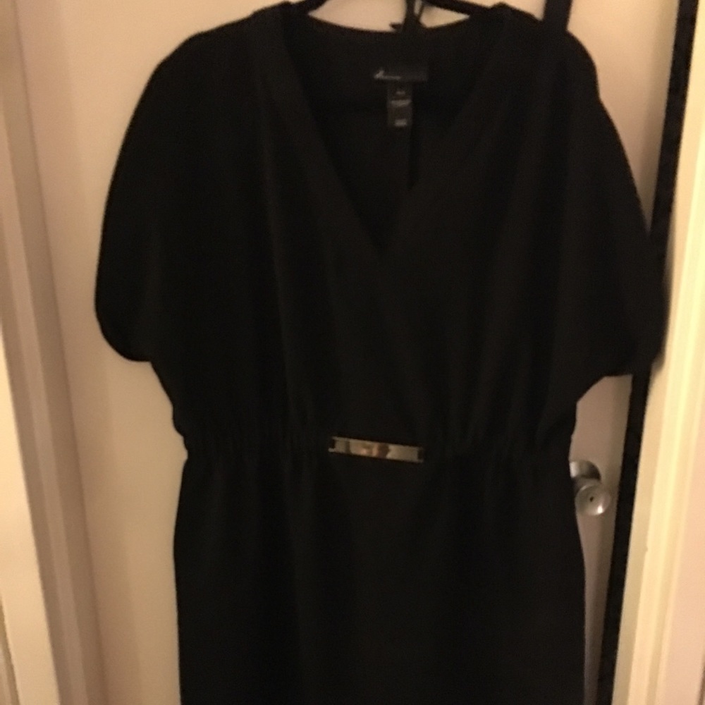 Lane bryant little black dress w/gold accent 18/20